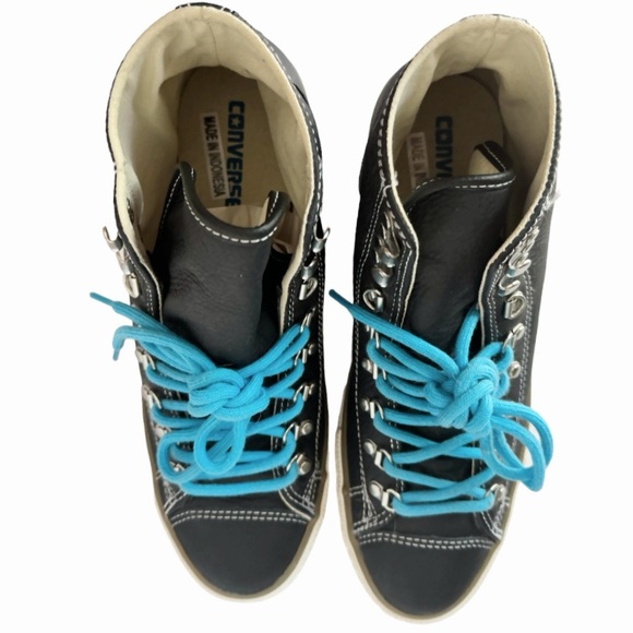 Converse Leather Chuck Taylor All Star Street Hiker Navy  High Tops Size 9 - Picture 6 of 16